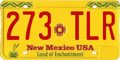 NM license plate 273TLR