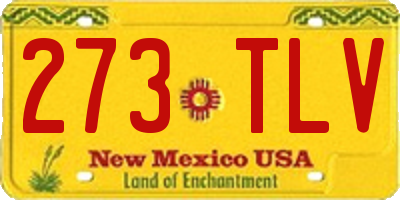 NM license plate 273TLV