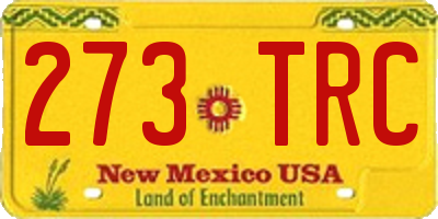 NM license plate 273TRC
