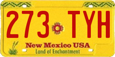 NM license plate 273TYH