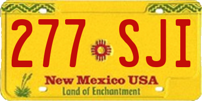 NM license plate 277SJI