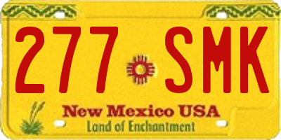 NM license plate 277SMK