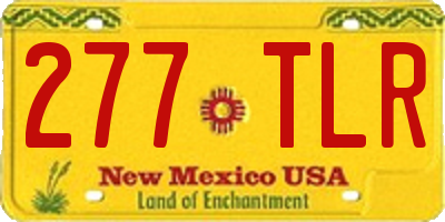NM license plate 277TLR