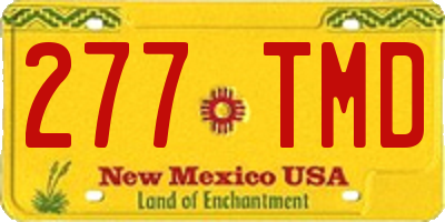 NM license plate 277TMD