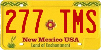 NM license plate 277TMS