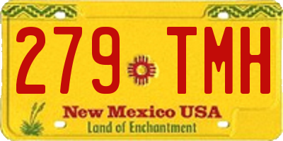 NM license plate 279TMH