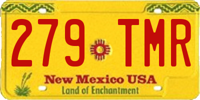 NM license plate 279TMR