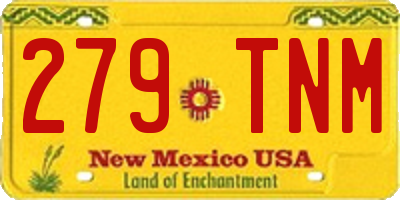 NM license plate 279TNM