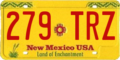 NM license plate 279TRZ