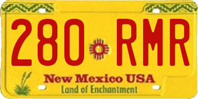 NM license plate 280RMR