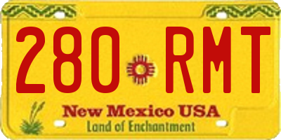 NM license plate 280RMT