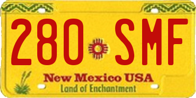 NM license plate 280SMF