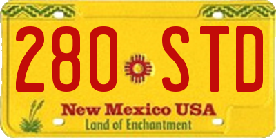 NM license plate 280STD