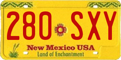 NM license plate 280SXY