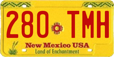 NM license plate 280TMH