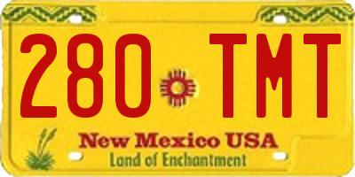NM license plate 280TMT