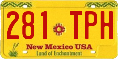 NM license plate 281TPH
