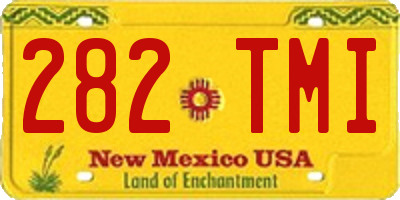 NM license plate 282TMI