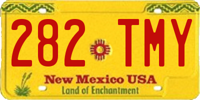 NM license plate 282TMY