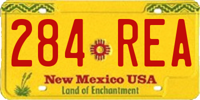 NM license plate 284REA