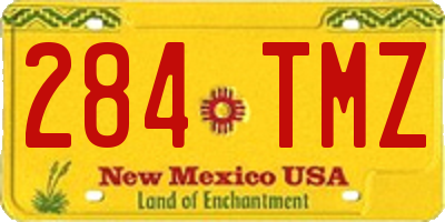 NM license plate 284TMZ