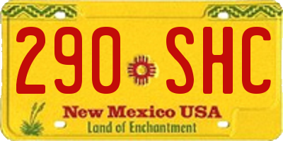 NM license plate 290SHC