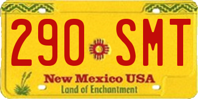 NM license plate 290SMT