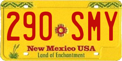 NM license plate 290SMY