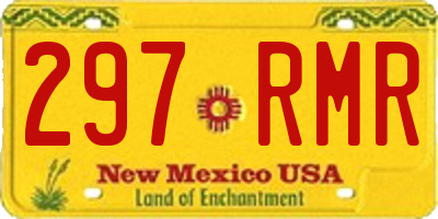 NM license plate 297RMR