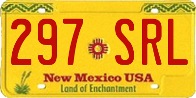 NM license plate 297SRL