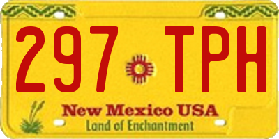 NM license plate 297TPH