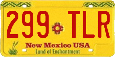NM license plate 299TLR