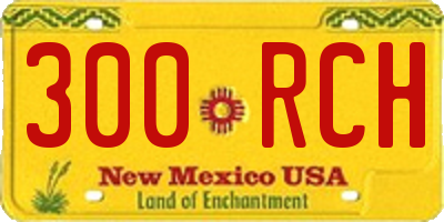 NM license plate 300RCH
