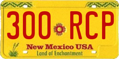 NM license plate 300RCP