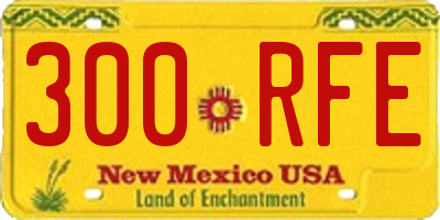 NM license plate 300RFE