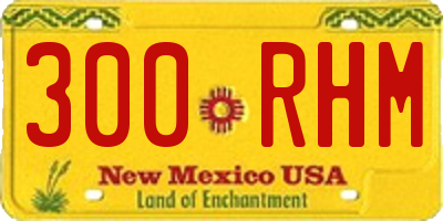 NM license plate 300RHM