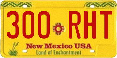 NM license plate 300RHT
