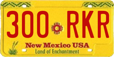 NM license plate 300RKR