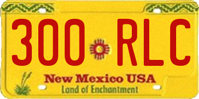 NM license plate 300RLC