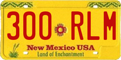 NM license plate 300RLM