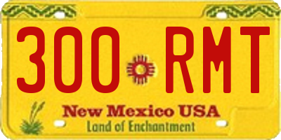 NM license plate 300RMT