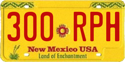 NM license plate 300RPH