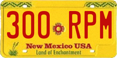 NM license plate 300RPM