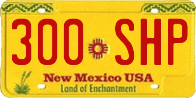 NM license plate 300SHP