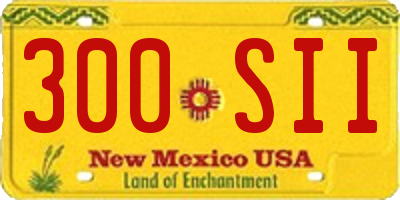 NM license plate 300SII