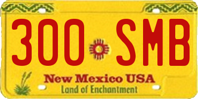 NM license plate 300SMB