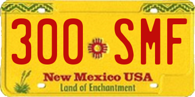 NM license plate 300SMF