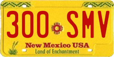 NM license plate 300SMV