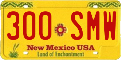 NM license plate 300SMW