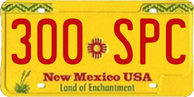 NM license plate 300SPC